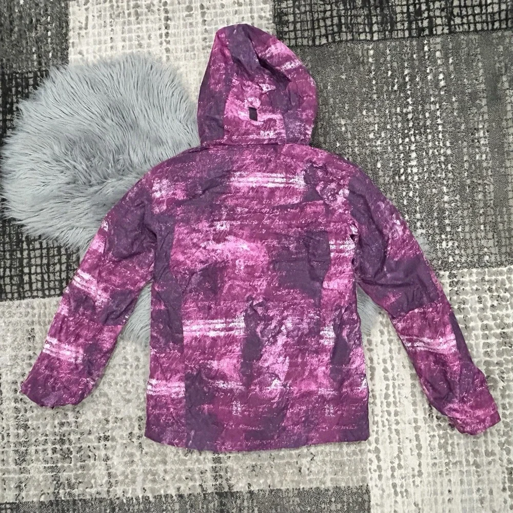 Columbia Sportswear Girls Tie Dye Print‎ Titanium  Snowboard Jacket Size 18/20